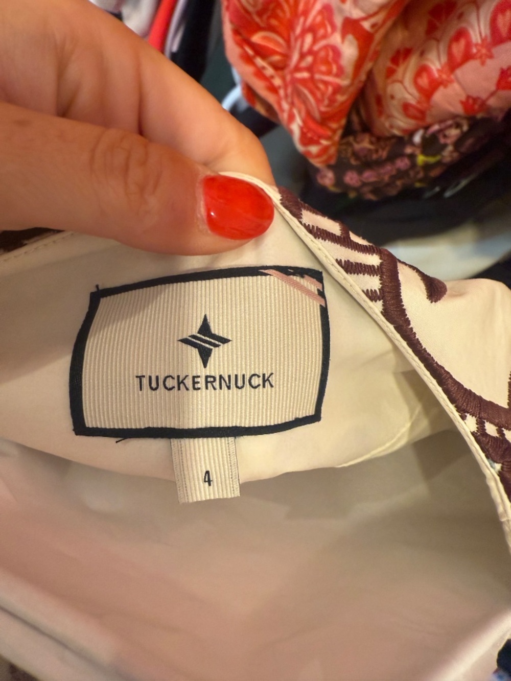 TUCKERNUCK Citron Slate Leighton Embroidered Dress - Picture 3 of 3